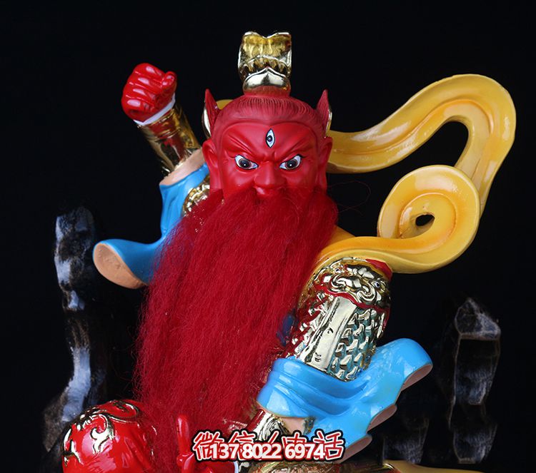 玻璃钢彩绘神佛寺庙王灵官博鱼平台 玻璃钢彩绘神佛寺庙王灵官博鱼平台