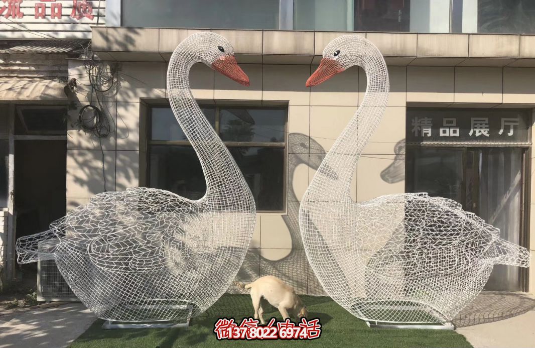不锈钢天鹅博鱼平台，给您的景区增添一抹优雅气息