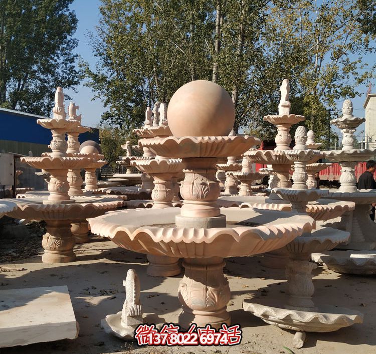 砂岩喷泉水景博鱼平台 砂岩喷泉水景博鱼平台