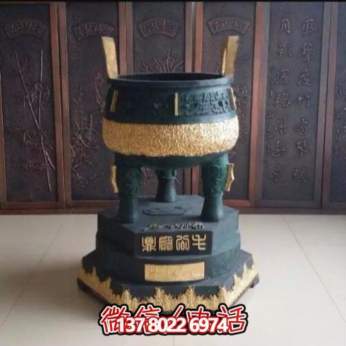 景观祈福铜雕三足鼎立博鱼平台
