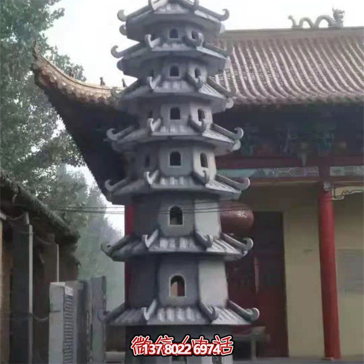 大理石石雕佛塔博鱼平台，传承古老文明
