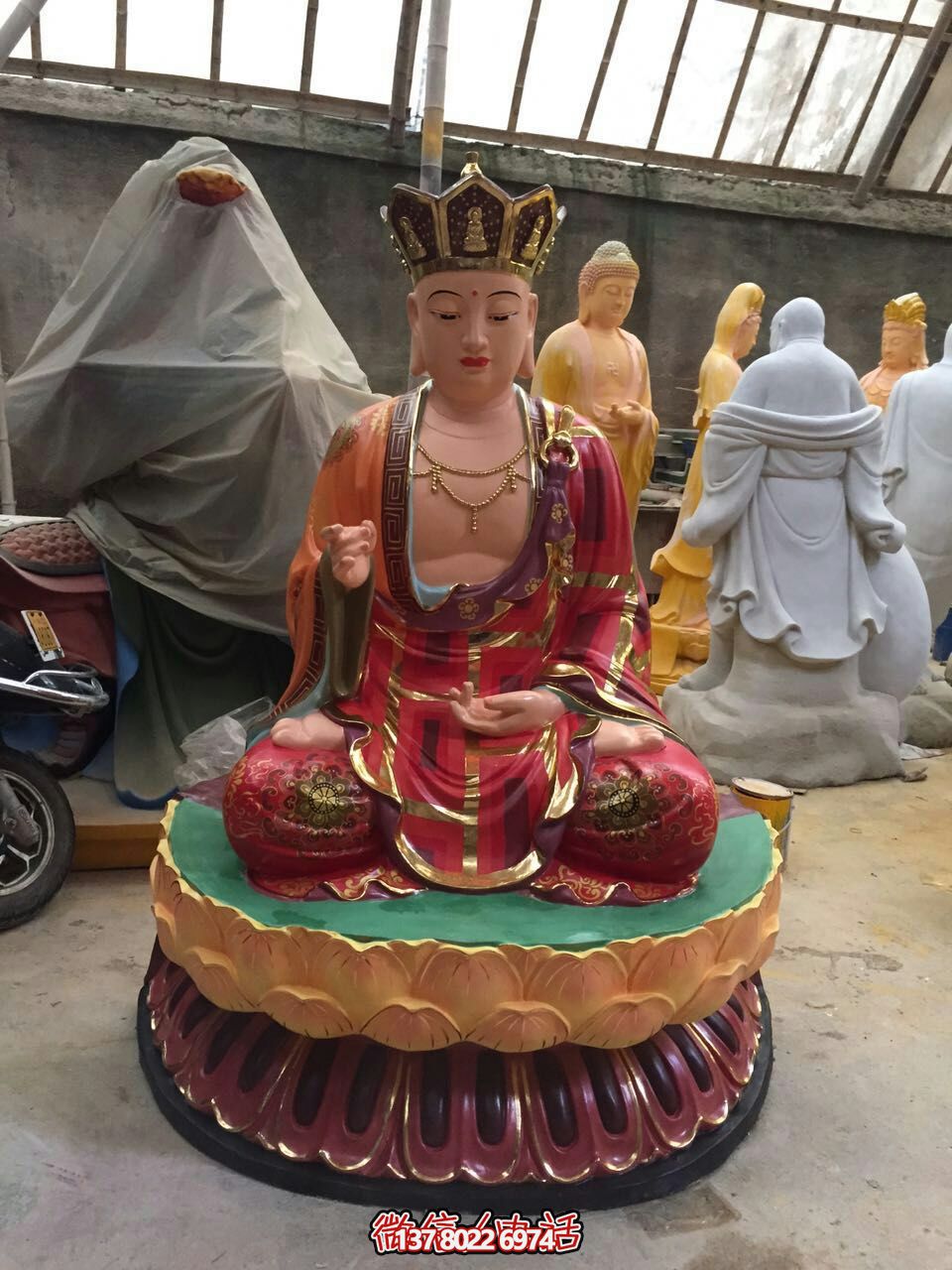 玻璃钢地藏王大型博鱼平台