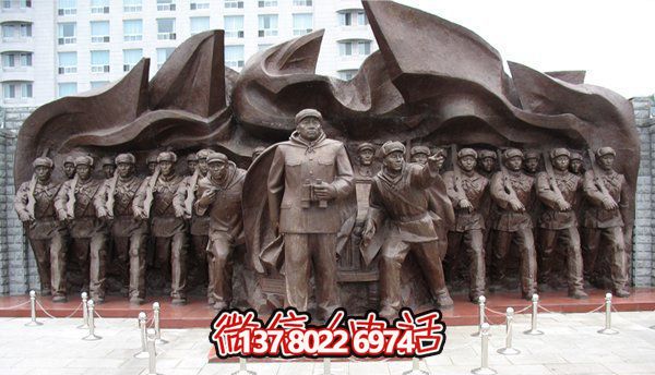 抗战时期铜雕博鱼平台，缅怀那段英雄时光