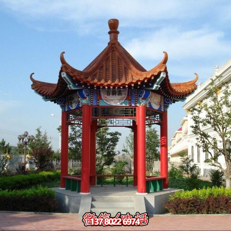 大型中式凉亭博鱼平台