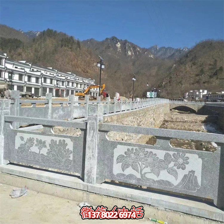 户外大型浮雕莲花河道围栏博鱼平台