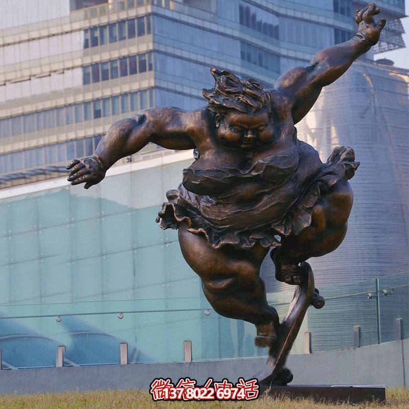 玻璃钢博鱼平台滑板车，为城市公园和广场带来活力