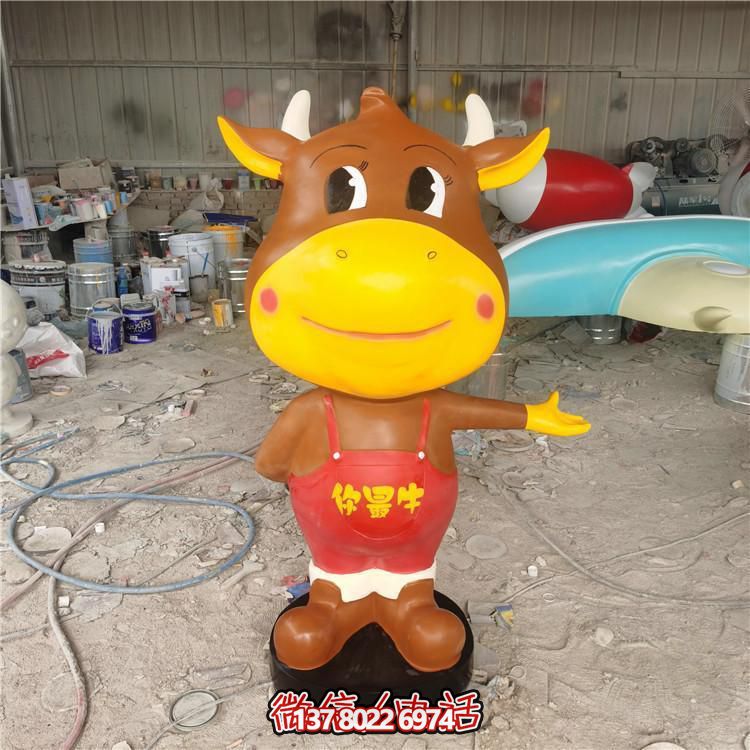 多彩玻璃钢博鱼平台，精美卡通公仔，装点你的店铺