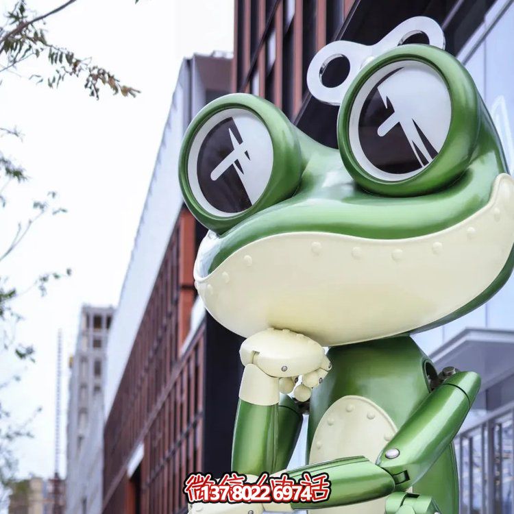 不锈钢大型门口商场超市青蛙