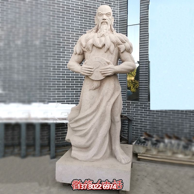 伏羲之首大理石博鱼平台像