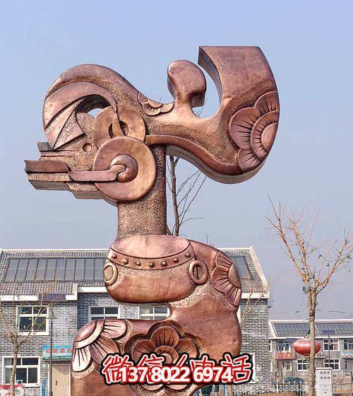 酒店装饰艺术——铜雕皮影戏