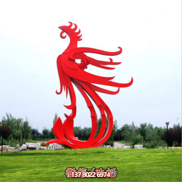 抽象凤凰不锈钢博鱼平台——拓展户外空间的灵魂