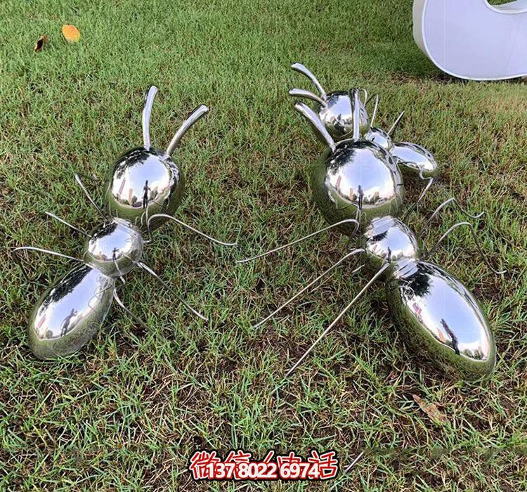 不锈钢蚂蚁博鱼平台镜面装饰品