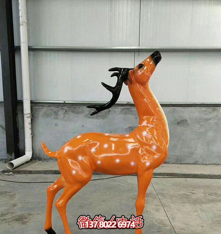 玻璃钢仿真梅花鹿博鱼平台