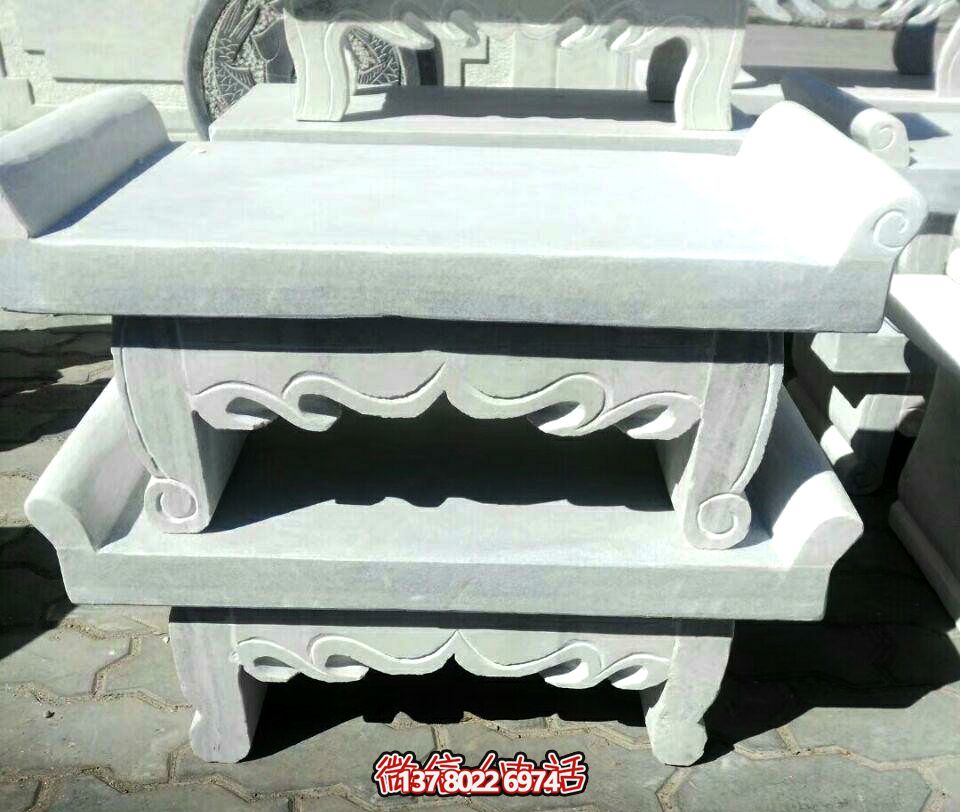 汉白玉佛像供桌，装点景区寺院