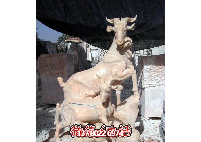 开泰大型仿真山羊博鱼平台装饰品 开泰大型仿真山羊博鱼平台装饰品
