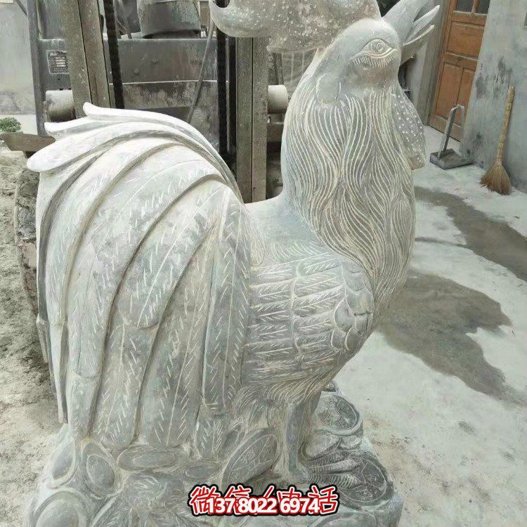 大理石雕刻公鸡博鱼平台