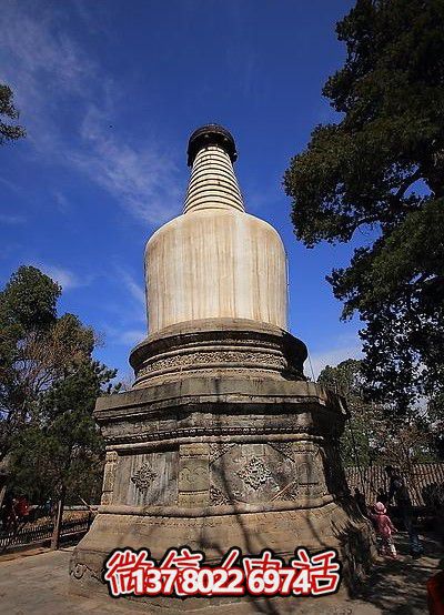 中国古代佛教汉白玉舍利塔