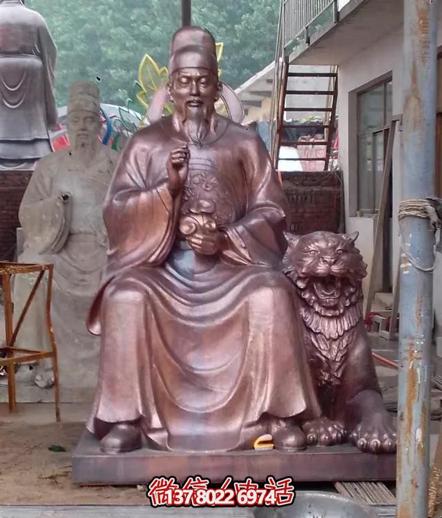 古代名人博鱼平台铜雕户外人物景观