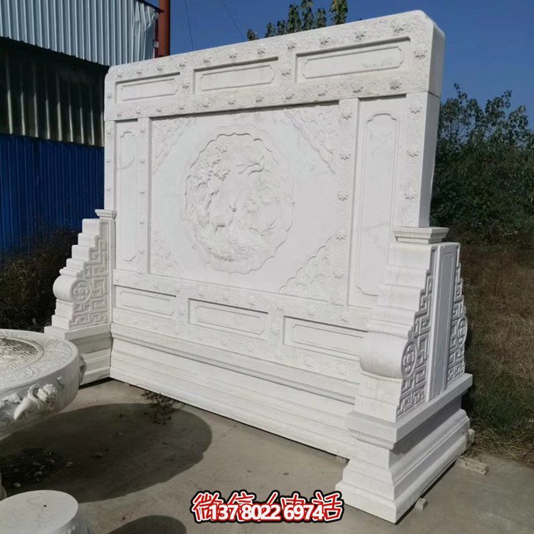 天然大理石浮雕玄关影博鱼平台