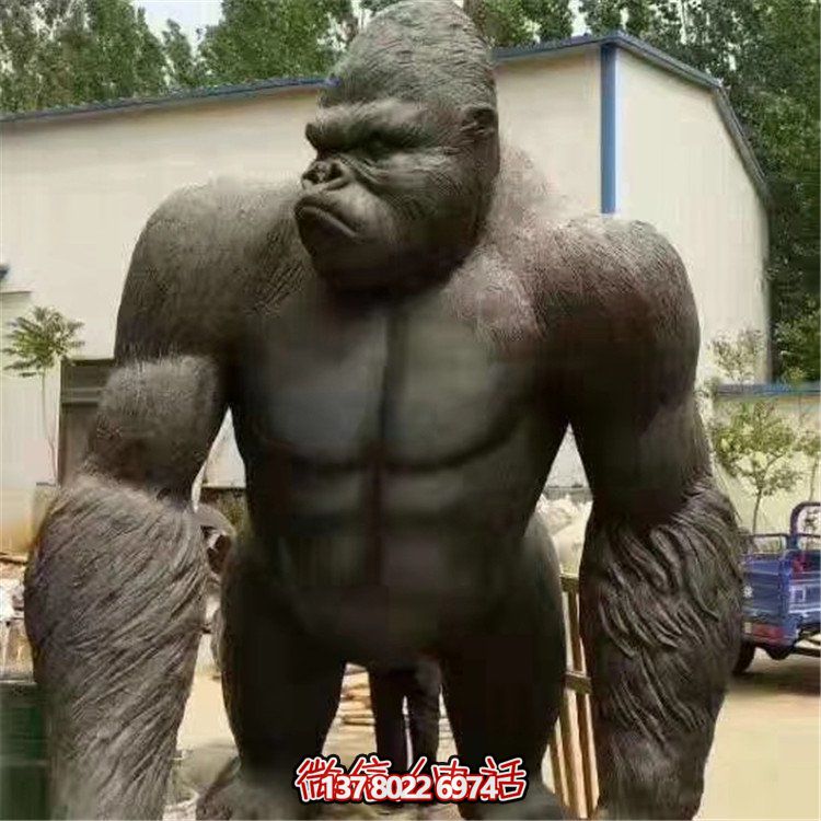 仿铜玻璃钢动物博鱼平台