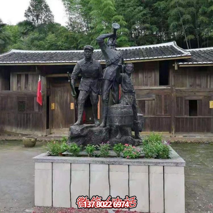玻璃钢仿铜红军人物博鱼平台
