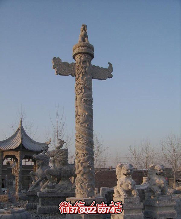 精美汉白玉博鱼平台，华美石龙表现中华文化之美