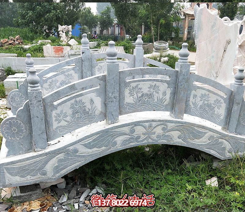 仿古石拱桥，景观石雕，美化庭园园林