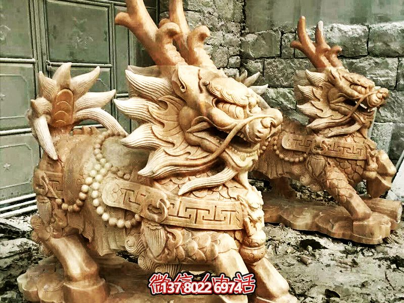 户外大型神秘景观麒麟博鱼平台