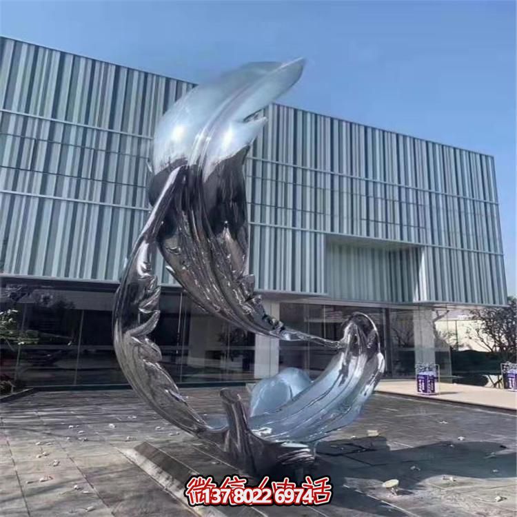 大型不锈钢镜面羽毛博鱼平台