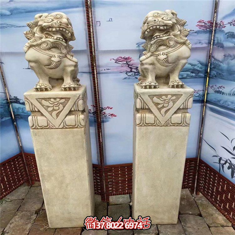 精美石雕摆件，装点家中庭院