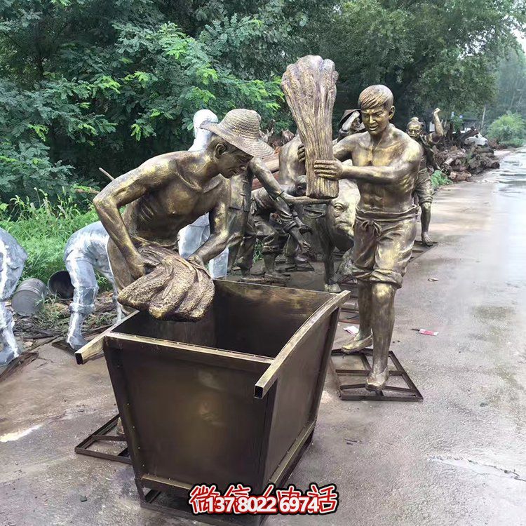 中国民俗——打麦子、劳动、人物博鱼平台