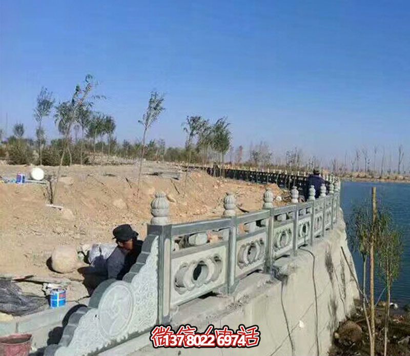 自然风情的大理石护栏栏杆石雕