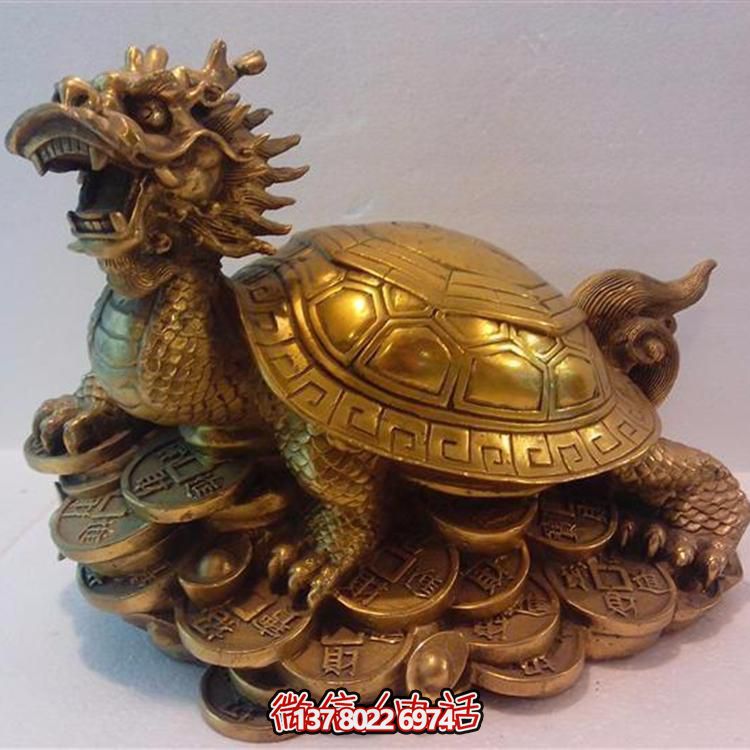 精美大型铜雕龙龟摆件，点缀您的庭院与博鱼(中国)寺庙