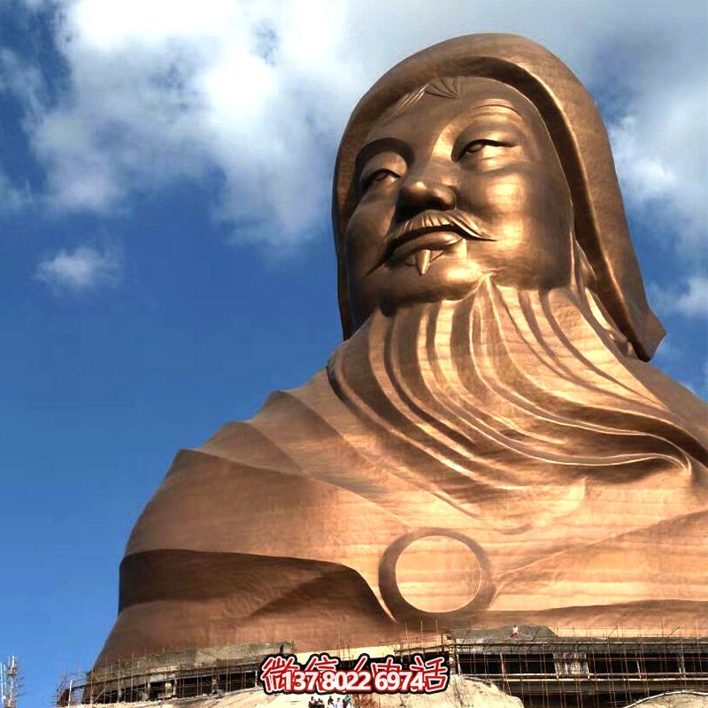 蒙古历史名人——成吉思汗大型头像博鱼平台
