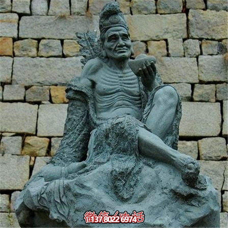 景区济公石雕博鱼平台，带你感受大自然的魅力