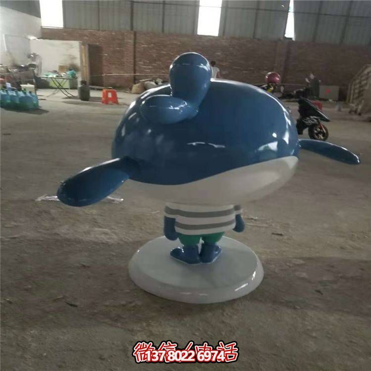 全新卡通玻璃钢游乐园博鱼平台公仔