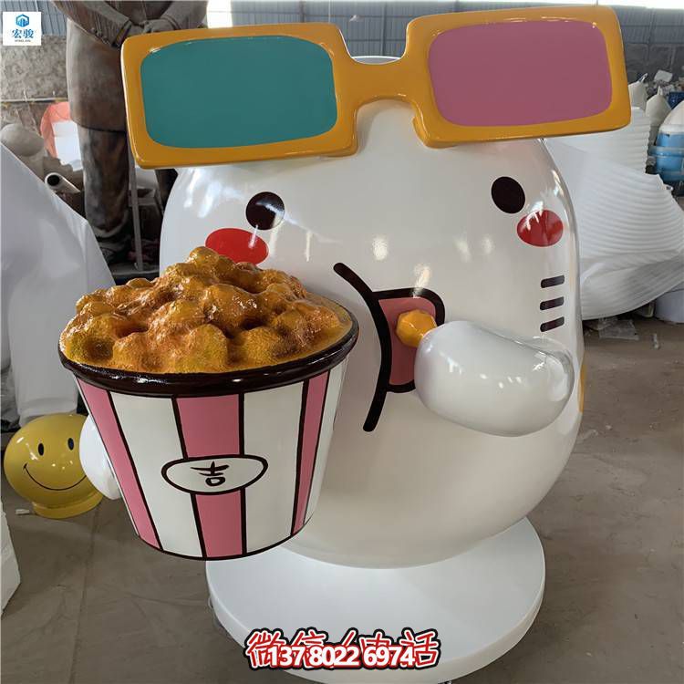 陈美玻璃钢通吃棒棒糖小猫博鱼平台造型