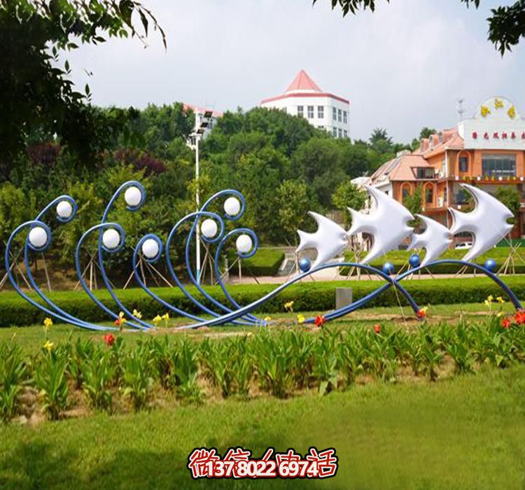 蓝色浪花不锈钢装饰条形博鱼平台 蓝色浪花不锈钢装饰条形博鱼平台