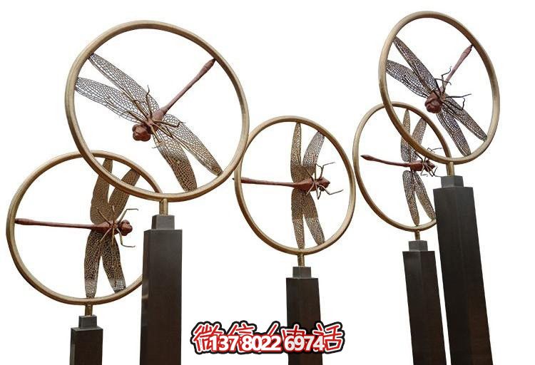 创意镂空不锈钢蜻蜓博鱼平台