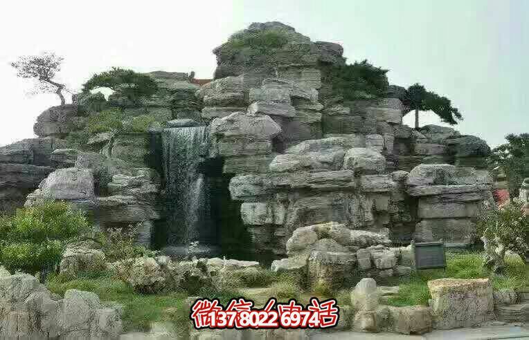 精美的景区园林,完美的假山流水摆放 精美的景区园林,完美的假山流水摆放