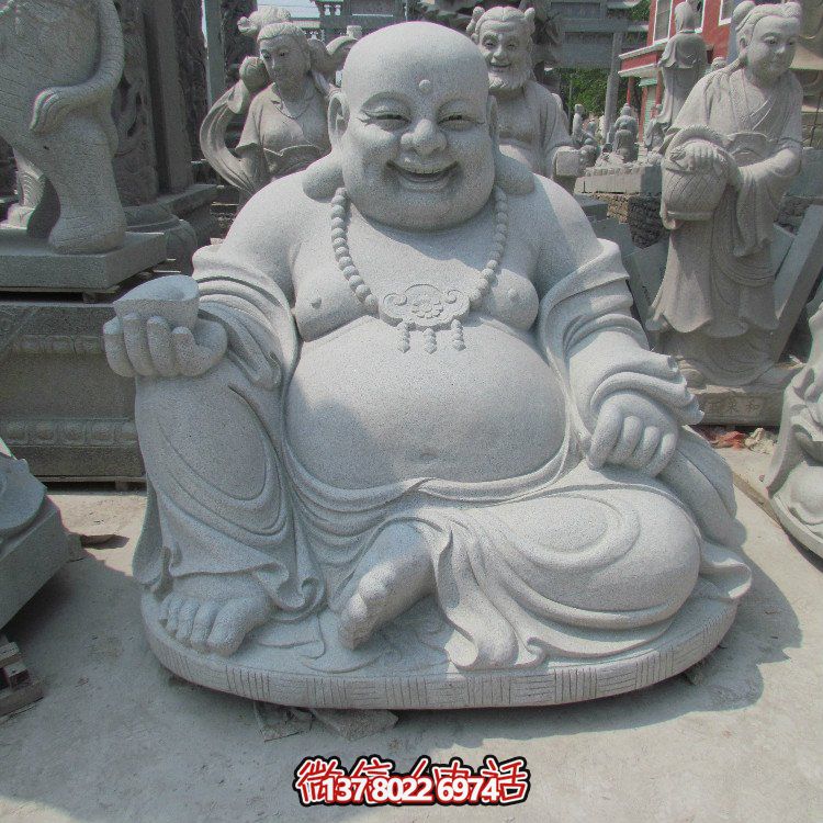 大理弥勒佛大型石雕博鱼平台