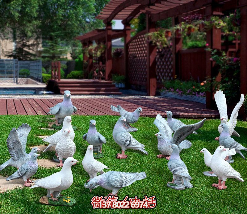 童趣仿真动物树脂博鱼平台，打造完美草坪户外景观