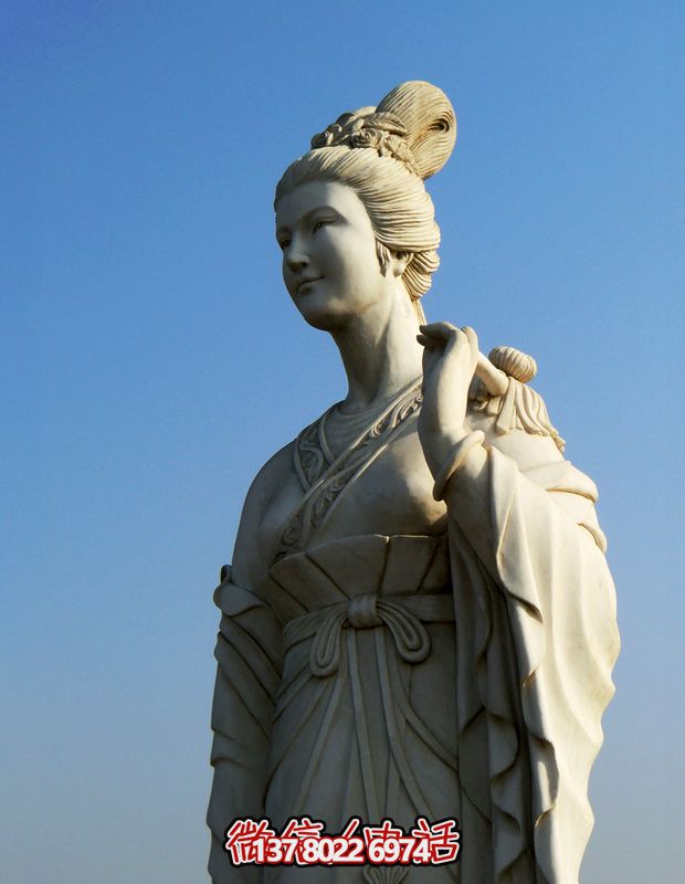 花神传说——古代美女庞苏汉雕像
