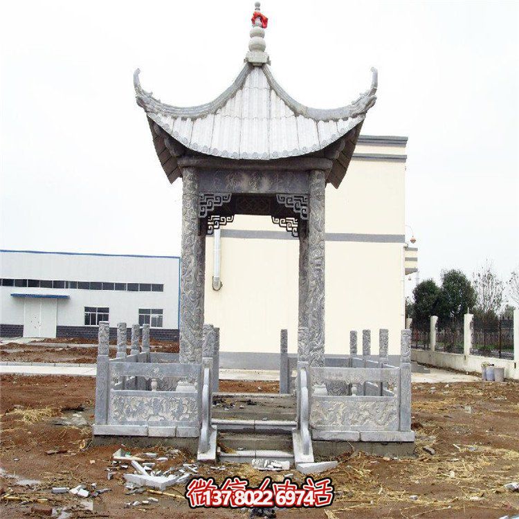 大理石石雕凉亭，为您的园林增添大型博鱼平台装饰