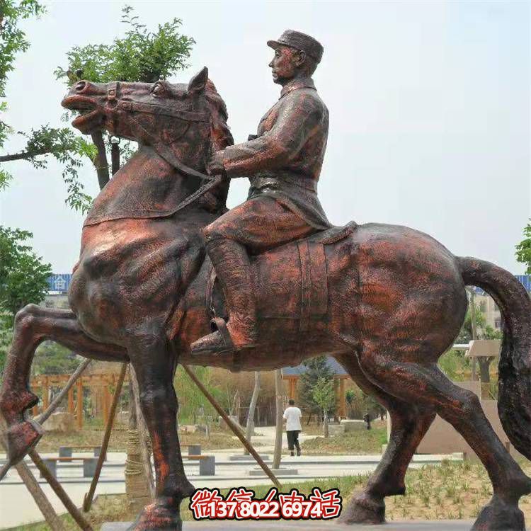 玻璃钢仿铜八路军人物博鱼平台