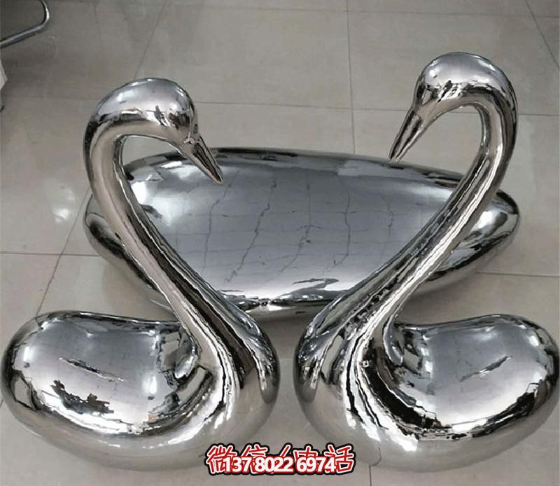 不锈钢镜面爱心天鹅博鱼平台