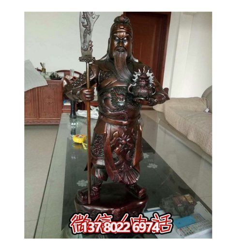 家用纯铜关公博鱼平台供奉佛像打造
