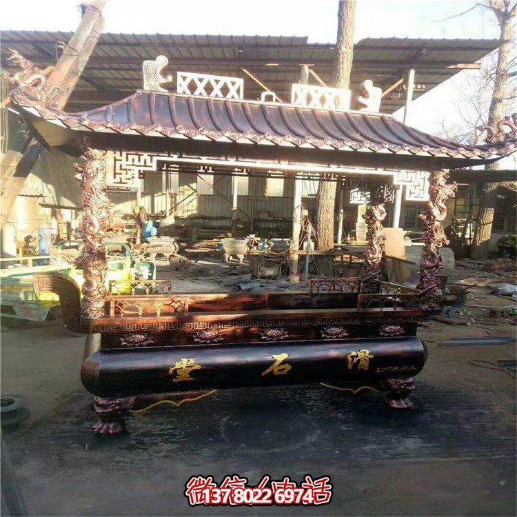 独特创意铜雕香炉，让你体验寺庙式神秘博鱼平台感受