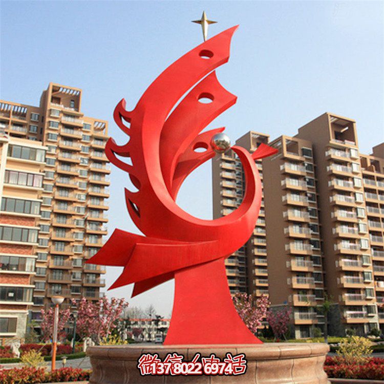不锈钢景观标志，美化别墅小区