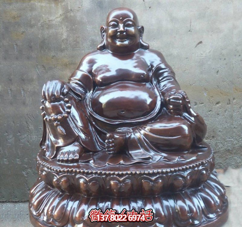 铜雕弥勒佛神佛像供奉宗教庙宇博鱼平台